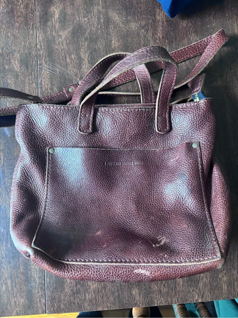 Portland Leather Goods Mini Crossbody Tote
